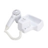 Secador de Cabelo de Parede 1100 W Branco — Hotel & Spa