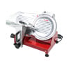 Professional Gravity Feed Red 220 mm Ham Slicer - Dynasteel