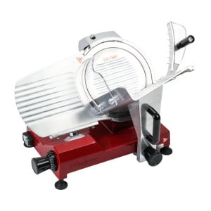 Professional Red Gravity Ham Slicer 220 mm - Dynasteel