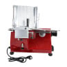 Professional Gravity Feed Red 220 mm Ham Slicer - Dynasteel