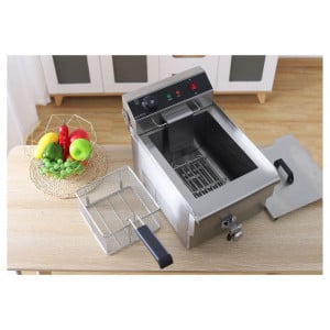 Fritadeira Profissional 13 L 3000 W com Drenagem - Inox
