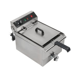 Fritadeira Profissional 13 L 3000 W com Drenagem - Inox