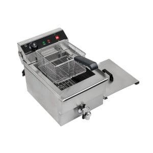 Fritadeira Profissional 13 L 3000 W com Drenagem - Inox