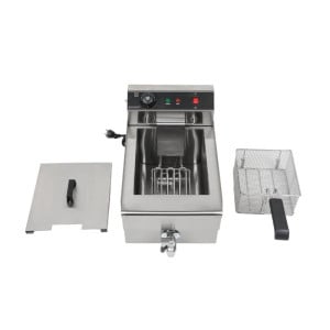 Fritadeira Profissional 13 L 3000 W com Drenagem - Inox