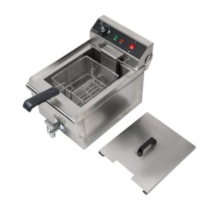 Fritadeira Profissional 13 L 3000 W com Drenagem - Inox