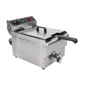Fritadeira Profissional 13 L 3000 W com Drenagem - Inox
