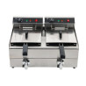 Professional Fryer 2 x 13 L with Drainage - Dynasteel: Performance and durability for your kitchen