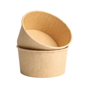 Tigela de Salada Kraft 1000 ml Ø 150 mm - Lote de 300