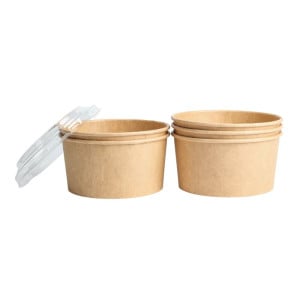 Tigela de Salada Kraft 1000 ml Ø 150 mm - Lote de 300