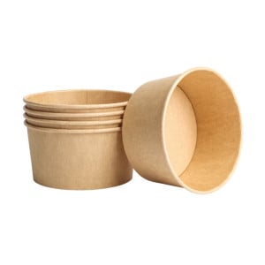 Tigela de Salada Kraft 1000 ml Ø 150 mm - Lote de 300