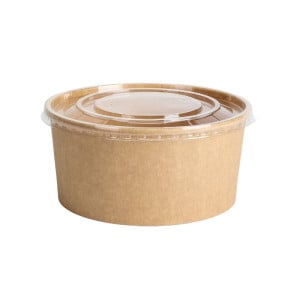 Tigela de Salada Kraft - 1300 ml - Lote de 300 - Dynasteel