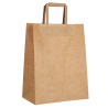 Kraft Tote Bag 26 x 14 x 33 cm - Pack of 250 - Dynasteel