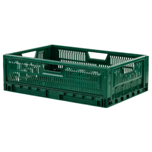 Caisse Pliable Empilable 600 x 400 - 36 L - Vert