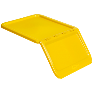 Lid for Ingredient Bin 40 L - Yellow - Gilac