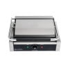 Grill Panini Grande Surface Rainurée/Lisse Dynasteel - Cuisson professionnelle parfaite pour restaurants et snacks