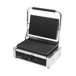 Grill Panini Pro 2200 W Estriado 340x220 mm Inox