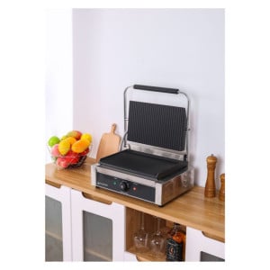 Grill Panini Pro 2200 W Estriado 340x220 mm Inox