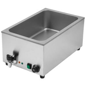 Bain-Marie Pro GN 1/1 20 L 1200 W Inox com Drenagem