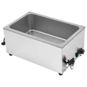 Bain-Marie Pro GN 1/1 20 L 1200 W Inox com Drenagem