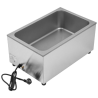 Bain-Marie Pro GN 1/1 20 L 1200 W Inox com Drenagem