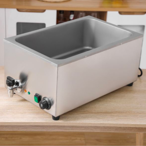 Bain-Marie Pro GN 1/1 20 L 1200 W Inox com Drenagem