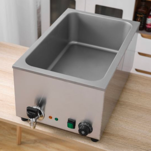 Bain-Marie Pro GN 1/1 20 L 1200 W Inox com Drenagem