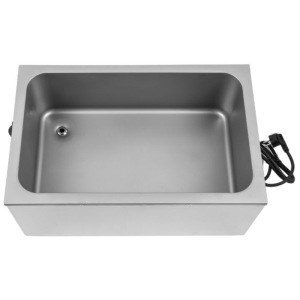 Bain-Marie Pro GN 1/1 20 L 1200 W Inox com Drenagem