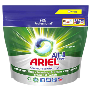 Allin1 Pods Regular Wash Laundry Capsules - 70 Doses - Ariel Professional
