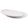 Prato Redondo Melamina Ø 17,7 cm Branco - Lote de 10