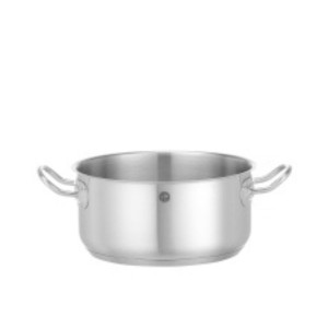 Stainless Steel Casserole without Lid - Kitchen Line - 2.9 L - ø 200 mm - Hendi