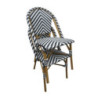 Cadeira Estilo Parisiense em Vime Preto - Conjunto de 2 - Bolero