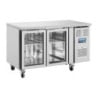 Mesa Refrigerada Positiva com 2 Portas de Vidro - 205 L - Polar