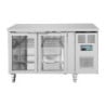 Mesa Refrigerada Positiva com 2 Portas de Vidro - 205 L - Polar