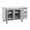 Mesa Refrigerada Positiva com 2 Portas de Vidro - 205 L - Polar