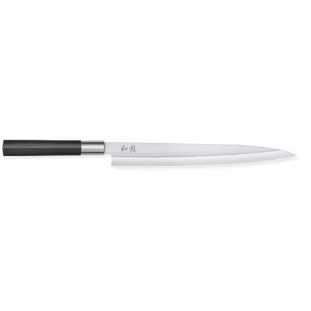 Faca de sushi Yanagiba Wasabi Black 24 cm - KAI: Desempenho e qualidade japonesa