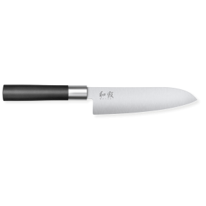 Facas Santoku Kai Wasabi Black 16,5 cm - Corte preciso e versátil