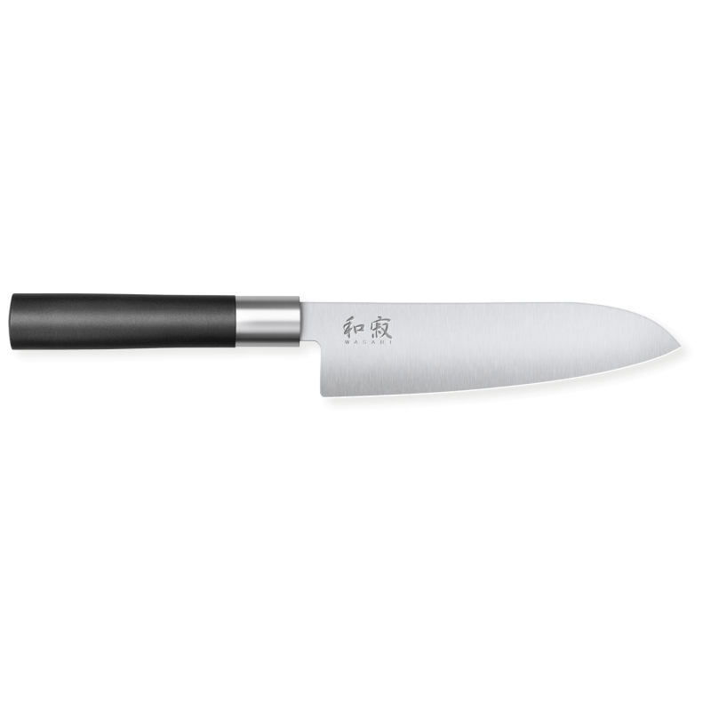 Kai Wasabi Black Santoku Knife 16.5 cm - Precise and versatile cutting