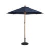 Round Navy Blue Parasol - H 3000mm - Bolero