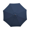 Round Navy Blue Parasol - H 3000mm - Bolero