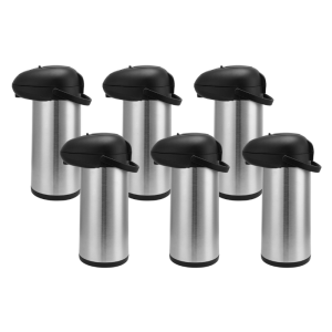Cafeteira Térmica com Bomba - 5 Litros - Conjunto de 6 | Dynasteel - Ideal para profissionais de restauração