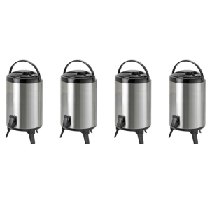 Set of 4 Insulated Beverage Dispensers - 9 Liters | DynasteelProfessional insulated beverage dispensers - 9L | D