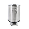 Lixeira Inox com Pedal - 50 L - Dynasteel