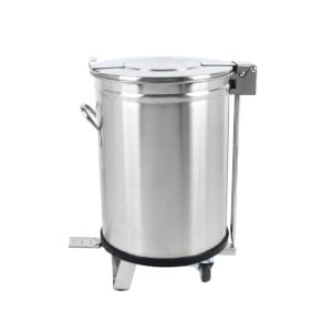 Lixeira Inox com Pedal - 50 L - Dynasteel