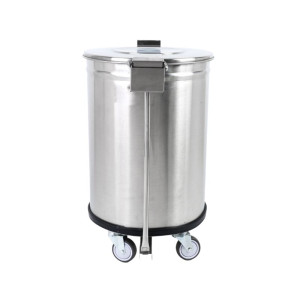 Lixeira Inox com Pedal - 50 L - Dynasteel