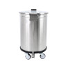 Lixeira Inox com Pedal - 50 L - Dynasteel