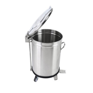 Lixeira Inox com Pedal - 50 L - Dynasteel