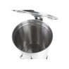 Lixeira Inox com Pedal - 50 L - Dynasteel