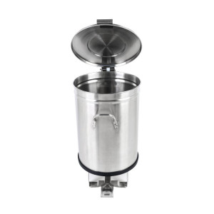 Lixeira Inox com Pedal - 50 L - Dynasteel
