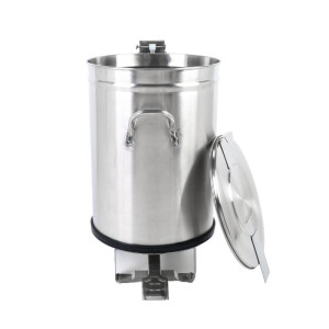 Lixeira Inox com Pedal - 50 L - Dynasteel