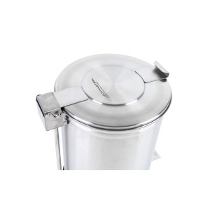 Lixeira Inox com Pedal - 50 L - Dynasteel